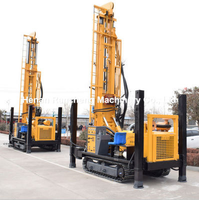 600m چاه آب عمیق موتور دیزل حفاری Rig RCF600C DTH معدن خزنده نصب ماشین