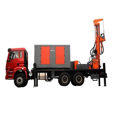 200 متر عمق حفاری آب چاه حفاری 118HP کامینز 115 - 350mm Bore Dia