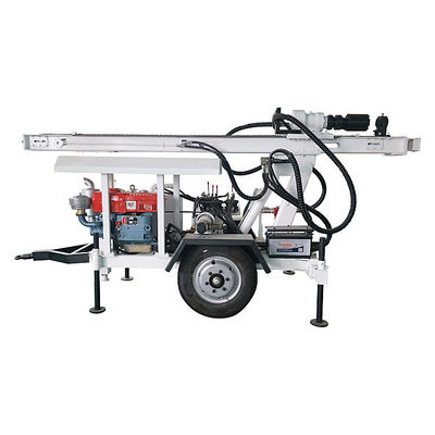 RC120W ماشین حفاری چاه آب کوچک مناسب برای چکش پایین سوراخ و حفاری چرخش