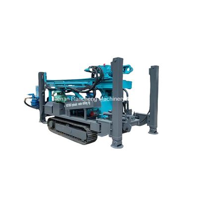 کارایی و قابلیت اطمینان عمق 350 متر ماشین حفاری چاه آب سوار بر خزنده با موتور 91KW Yuchai