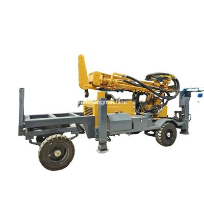 RCF220W ماشین حفاری چاه آب با چرخ هیدرولیک نصب شده با موتور دیزل 65KW