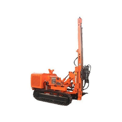 راننده توده خورشیدی 20-100m Crawler پروژه فتوولتائیک هیدرولیک چکش ماشین راننده توده