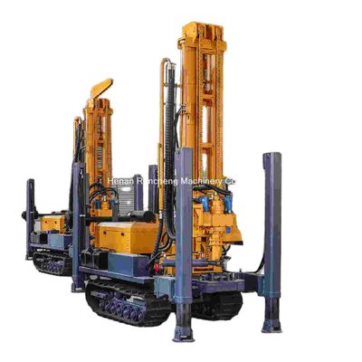 رینگ حفاری چاه آب صخره ای سخت با موتور 55KW