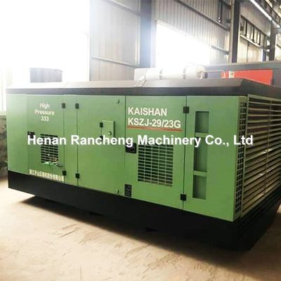 1107CFM 25bBar کمپرسورهای پیچ دار موتور دیزل کمپرسورهای هوا قابل حمل برای فشار 2.5-1.8 Mpa