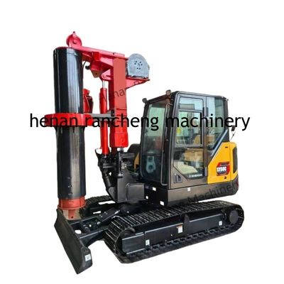 RCQ-10C مینی هیدرولیک چرخنده پایلینگ ریگ Kubota موتور دیزل 2000mm عرض شاسی