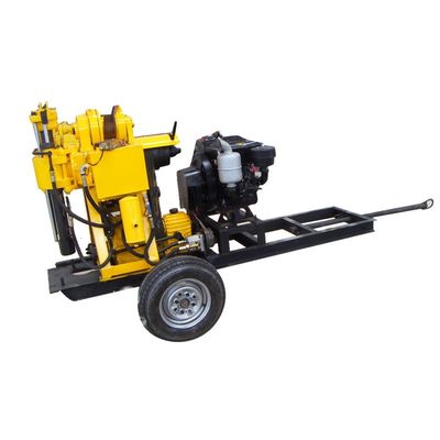 200 متر عمق هیدرولیک کوچک سوراخ حفاری رگ Mutil ماشین حفاری کاربردی با 20HP موتور دیزل