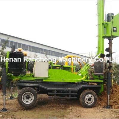دکل شمع کوبی RCQ-10W هیدرولیک کامل - عمق 10 متر، سرعت چرخشی 2200 دور در دقیقه