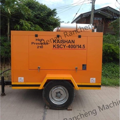 KSCY-400/14.5K 400cfm دیزل کمپرسور هوا پیچ قابل حمل با موتور کامینز