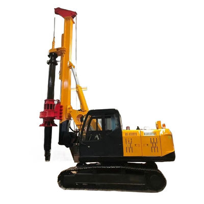 هیدرولیک سوراخ شده سنگ شکن چرخ دار 95KW موتور Yuchai 15m عمق سنگ