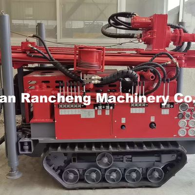 سرعت چرخشی 45-65 دور در دقیقه، دستگاه حفاری چاه آب مینی Yuchai 180m RCF180S