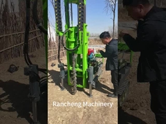 راننده ی پشته ی خورشیدی 25HP موتور دیزل 30m عمق پشته