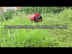 نوع کرولر چهار چرخ هیبرید کنترل از راه دور ماشین تراش چمن 8HP موتور بنزین