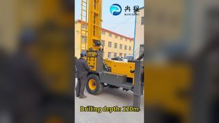دکل حفاری چاه آب چرخ RCF220W